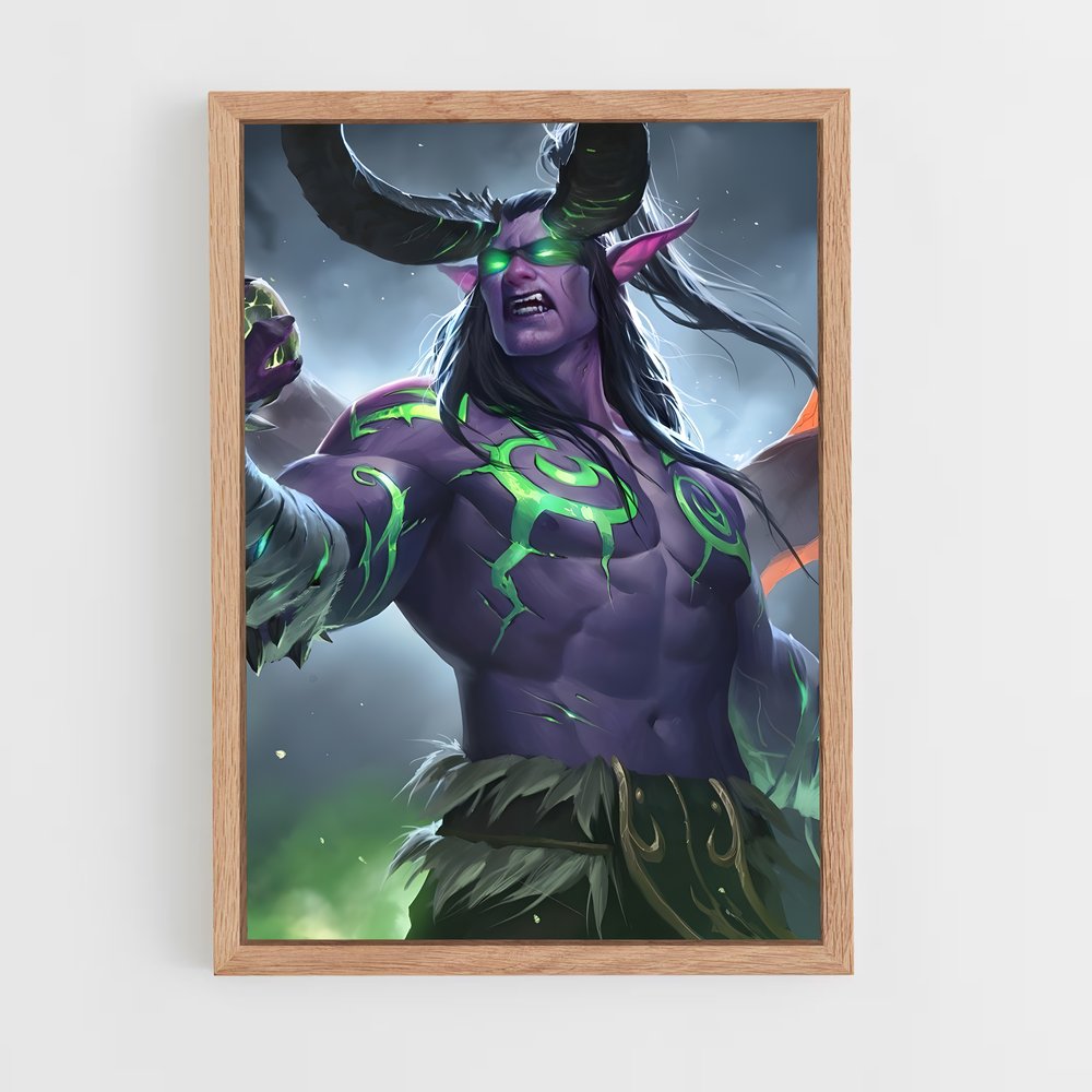 Poster La Guerrière Mystique – affiche World of Warcraft (vue 4)