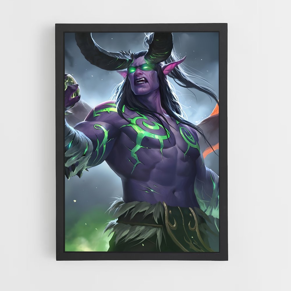 Poster La Guerrière Mystique – affiche World of Warcraft (vue 2)