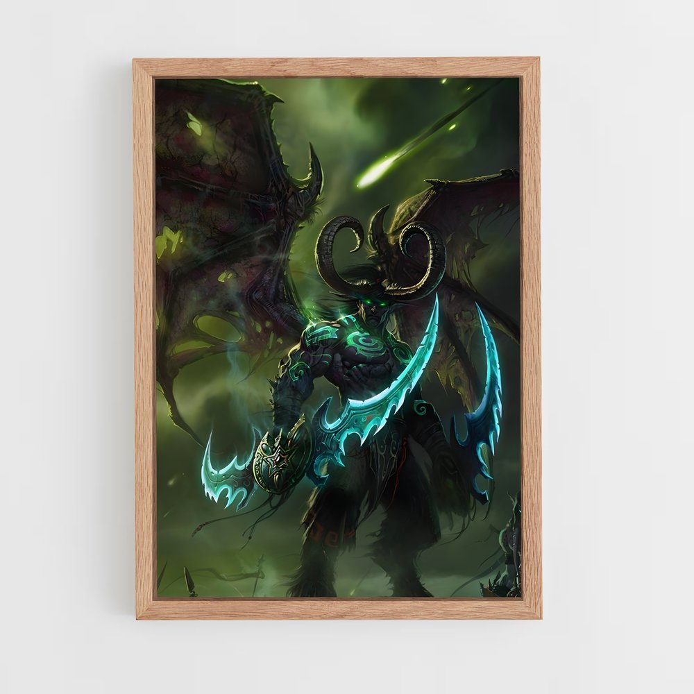 Poster Illidan royaume – affiche World of Warcraft (vue 4)