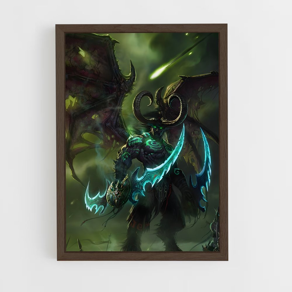 Poster Illidan royaume – affiche World of Warcraft (vue 5)