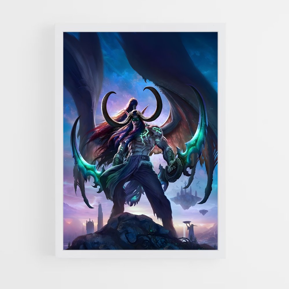 Poster Le Seigneur des Ombres – affiche World of Warcraft (vue 3)