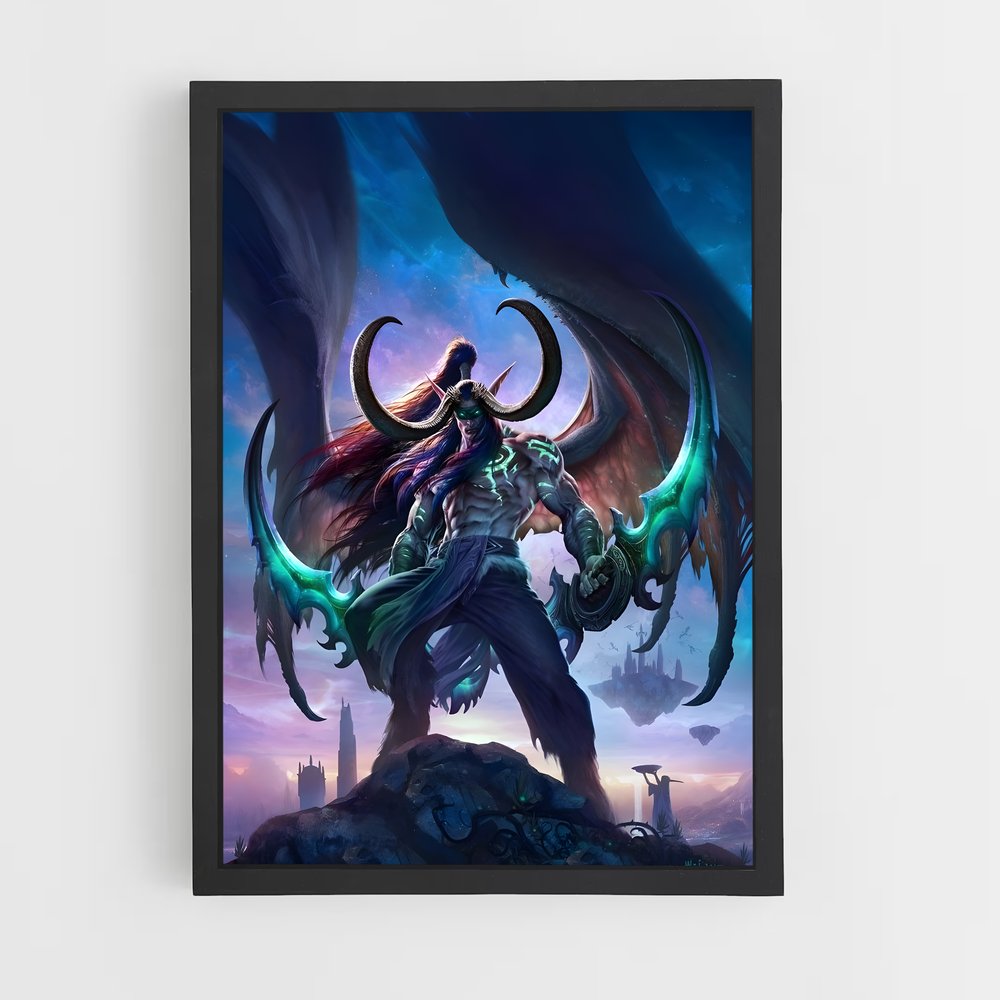 Poster Le Seigneur des Ombres – affiche World of Warcraft (vue 2)
