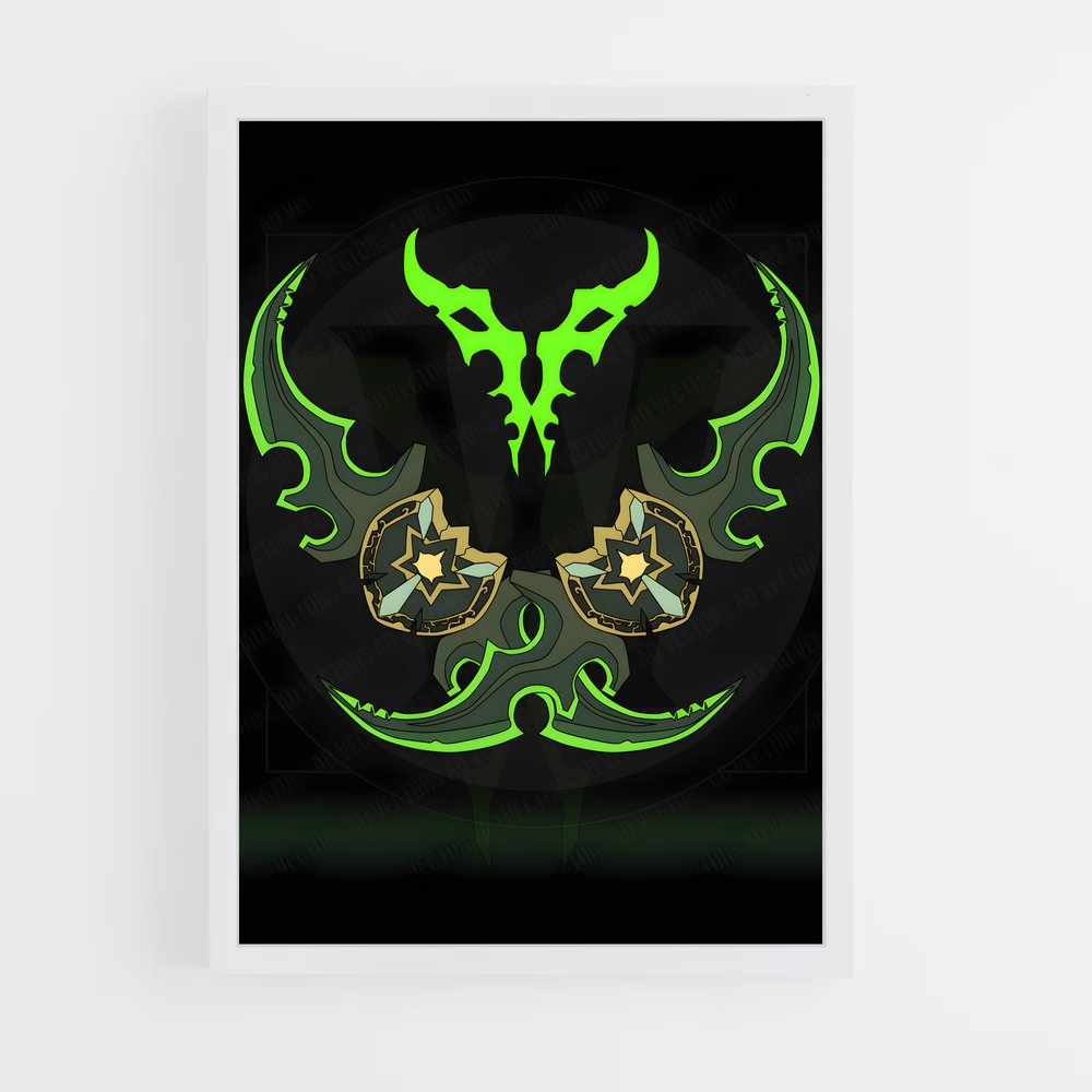 Poster Illidan's Embrace – affiche World of Warcraft (vue 3)