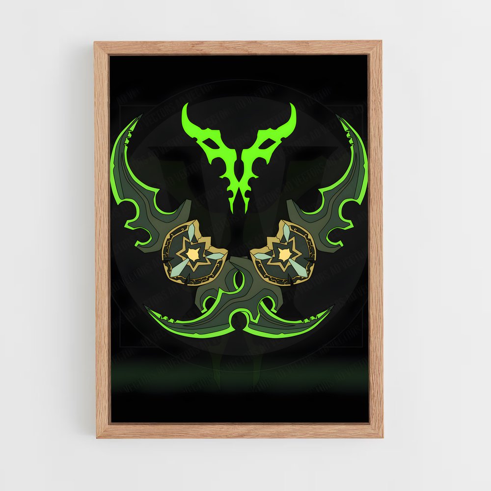 Poster Illidan's Embrace – affiche World of Warcraft (vue 4)