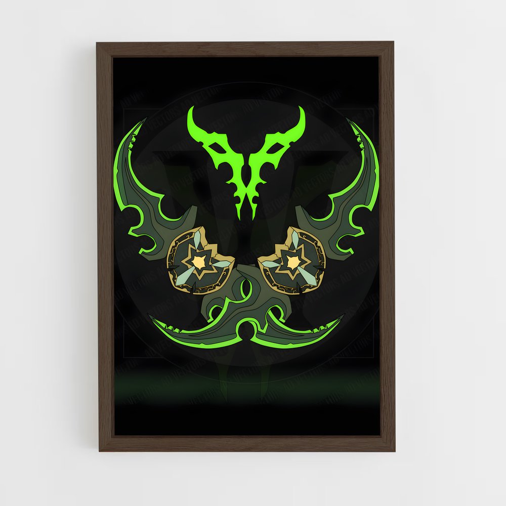 Poster Illidan's Embrace – affiche World of Warcraft (vue 5)