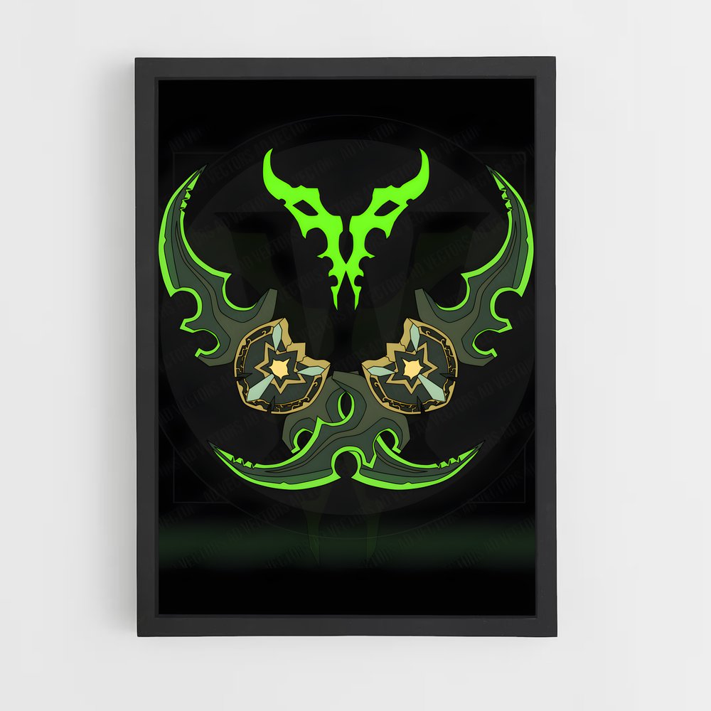 Poster Illidan's Embrace – affiche World of Warcraft (vue 2)
