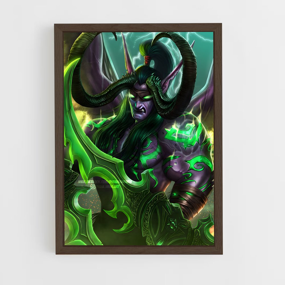 Poster Le Flamboiement d'Illidan – affiche World of Warcraft (vue 5)