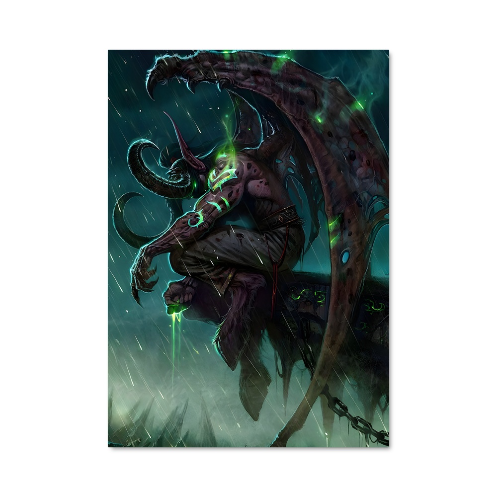 Poster L'Ombre d'Illidan – affiche World of Warcraft