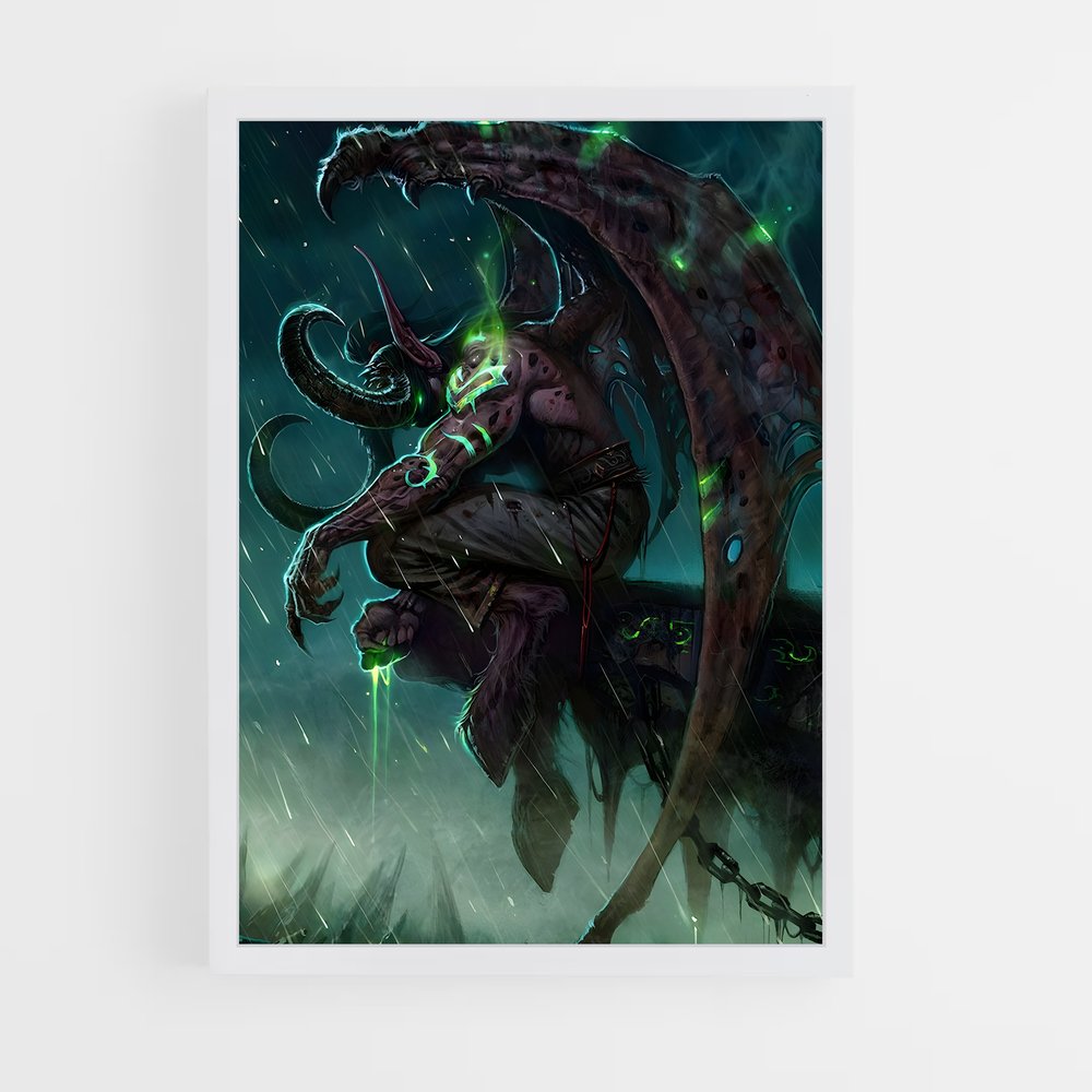 Poster L'Ombre d'Illidan – affiche World of Warcraft (vue 3)
