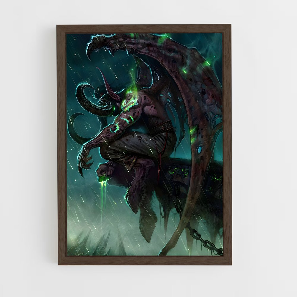 Poster L'Ombre d'Illidan – affiche World of Warcraft (vue 5)