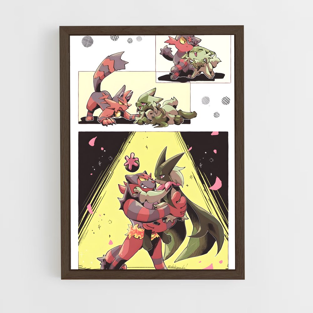 Poster Duel de Complices – affiche Pokemon (vue 5)