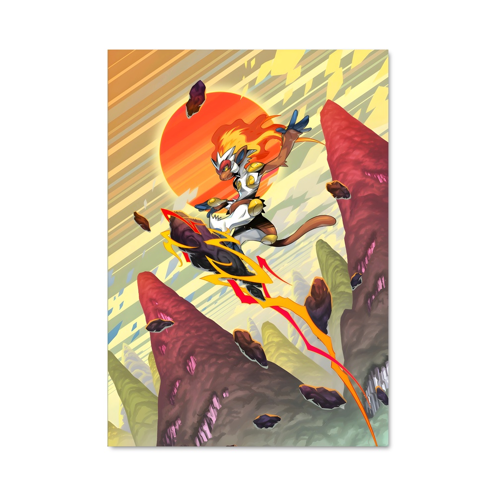 Poster Legend of Ze: Infernape Rising – affiche Pokemon