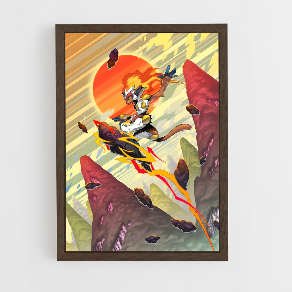 Poster Legend of Ze: Infernape Rising – affiche Pokemon (vue 5)