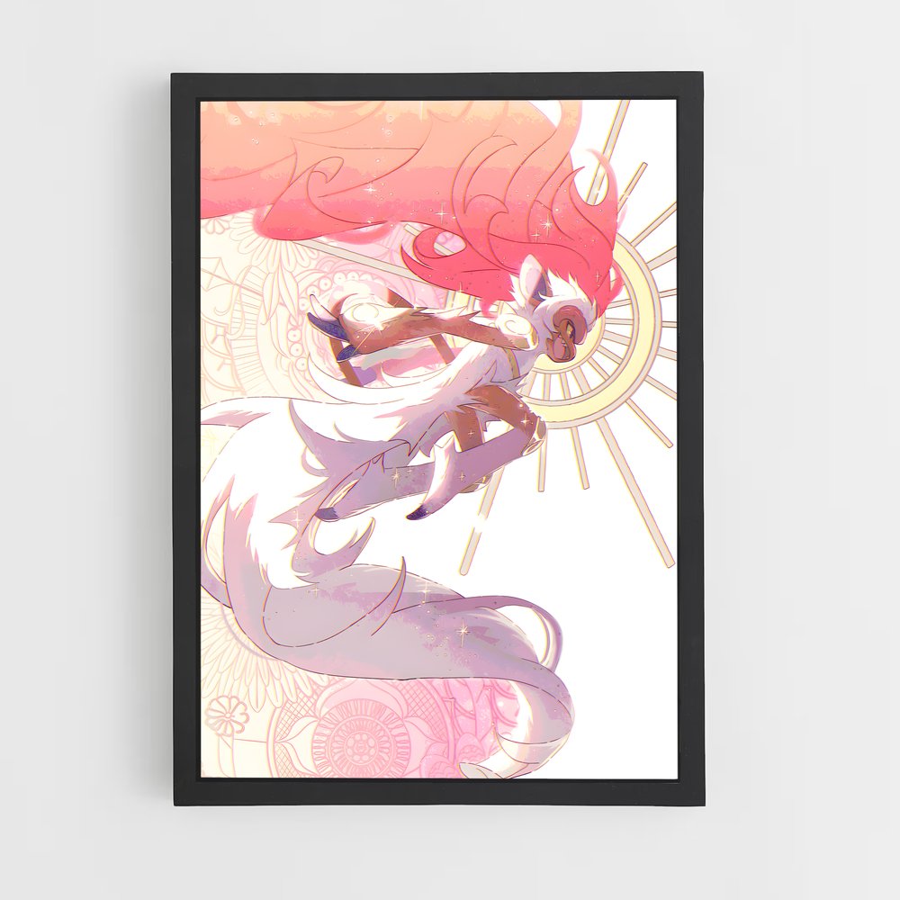 Poster Infernape souffle – affiche Pokemon (vue 2)