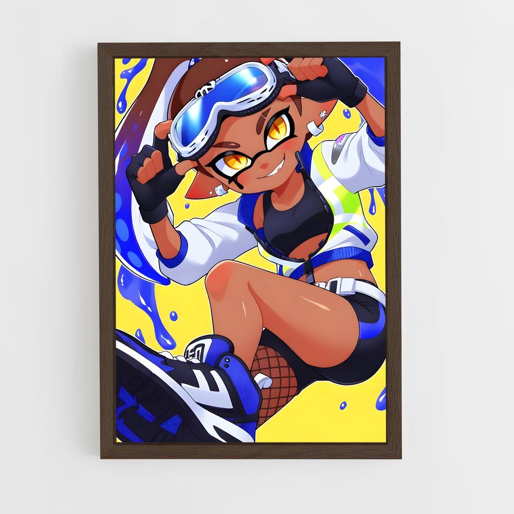 Poster Inkling danse – affiche Splatoon (vue 5)