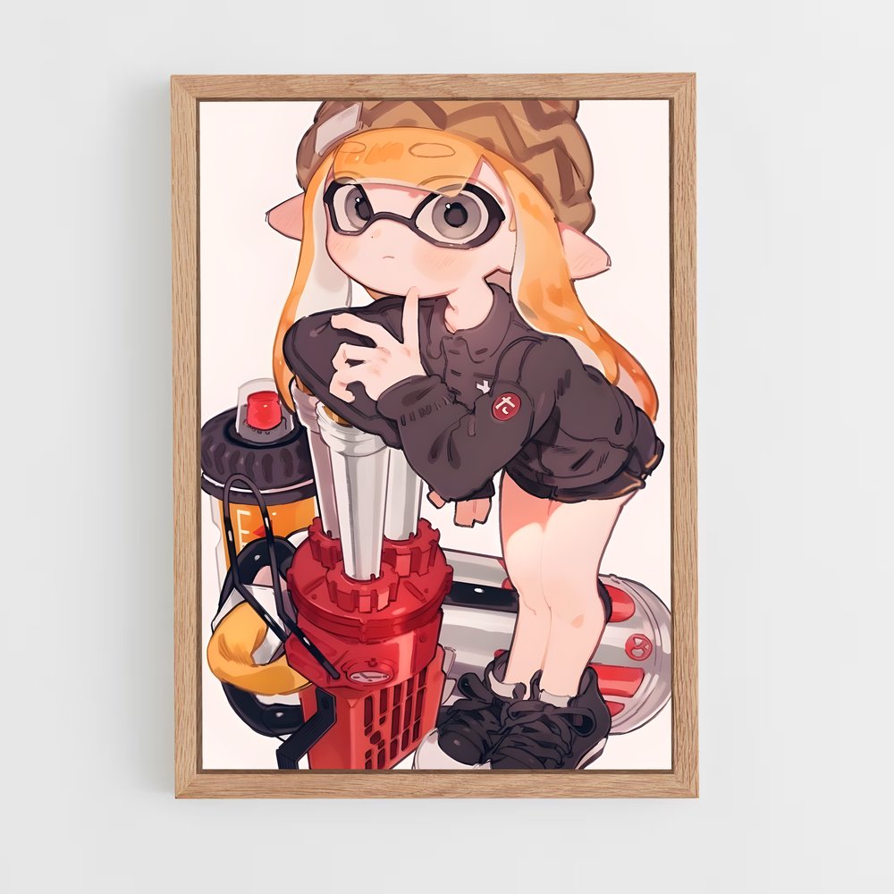 Poster Blender Buddy – affiche Splatoon (vue 4)