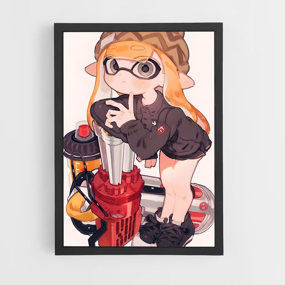 Poster Blender Buddy – affiche Splatoon (vue 2)