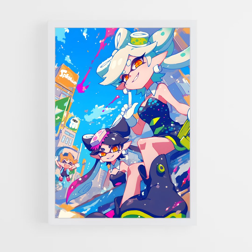 Poster Chapeau et Robe – affiche Splatoon (vue 3)