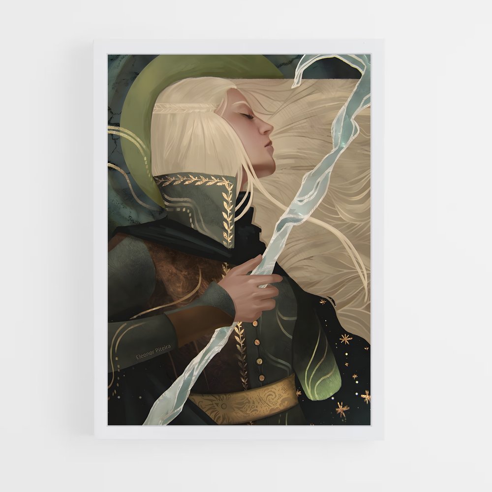 Poster La Femme Mystère – affiche Dragon age (vue 3)