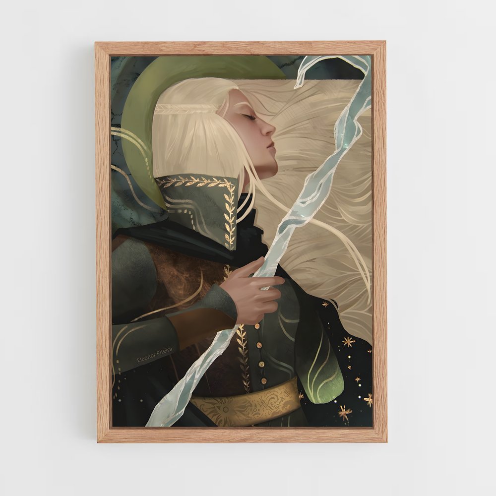 Poster La Femme Mystère – affiche Dragon age (vue 4)