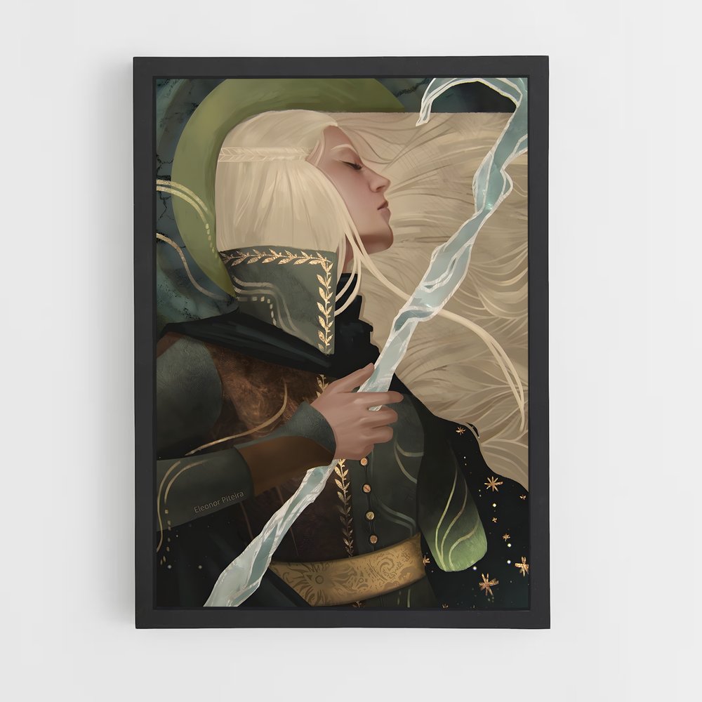Poster La Femme Mystère – affiche Dragon age (vue 2)