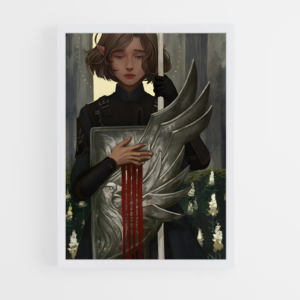 Poster Le Message Égaré – affiche Dragon age (vue 3)