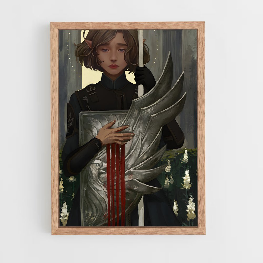Poster Le Message Égaré – affiche Dragon age (vue 4)