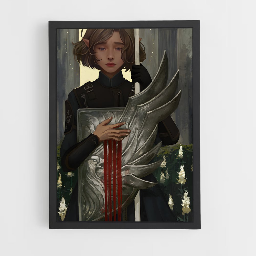 Poster Le Message Égaré – affiche Dragon age (vue 2)