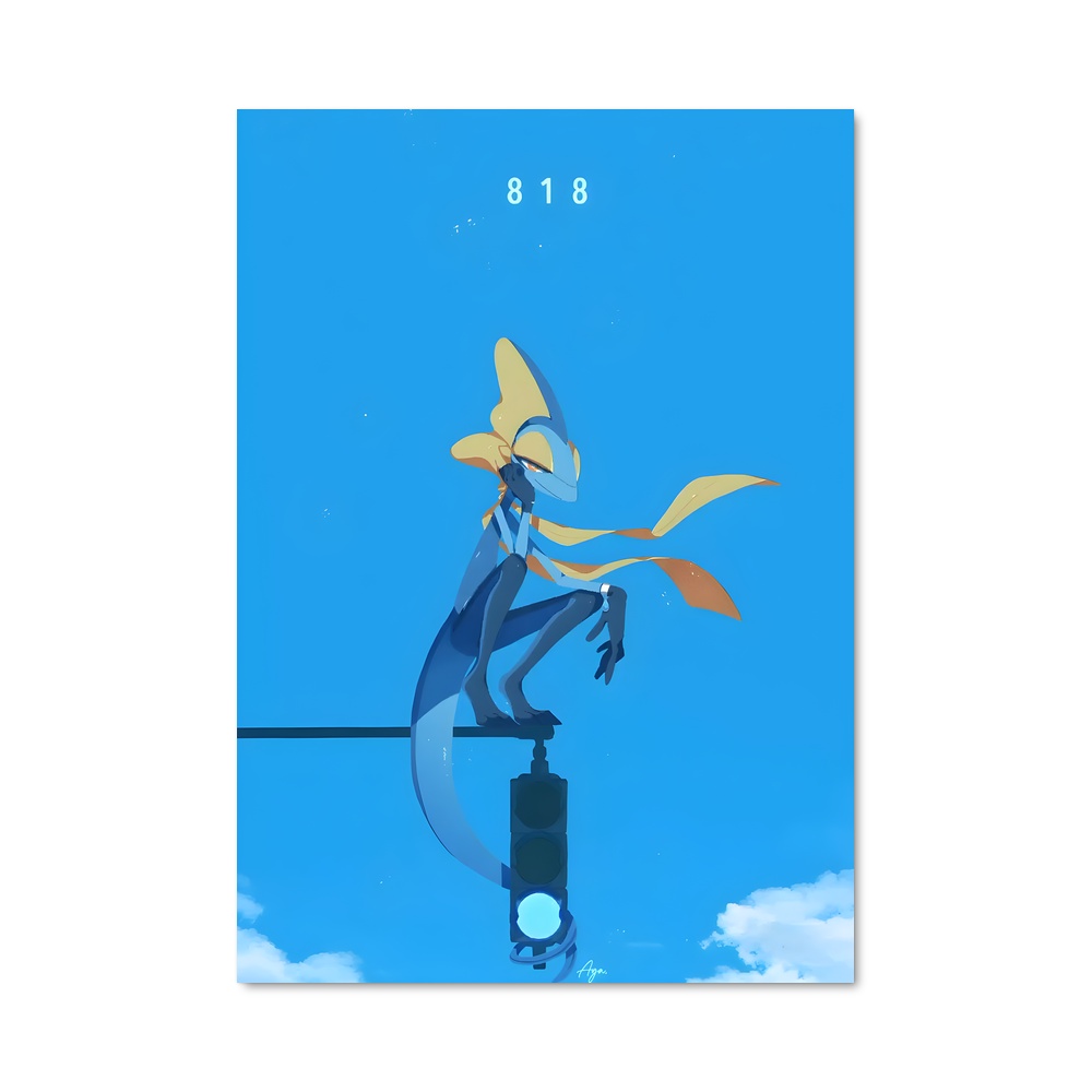 Poster Skyline Dreams – affiche Pokemon
