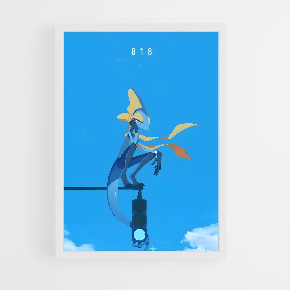 Poster Skyline Dreams – affiche Pokemon (vue 3)