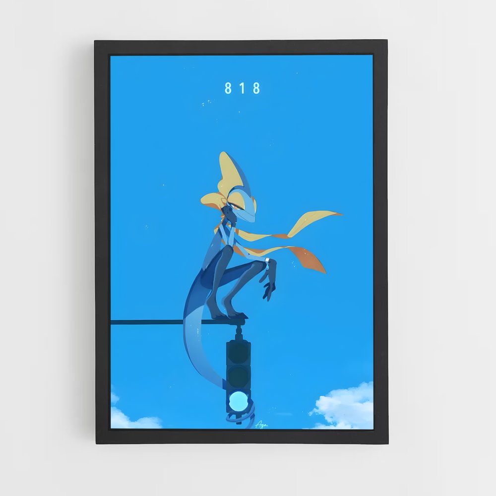 Poster Skyline Dreams – affiche Pokemon (vue 2)