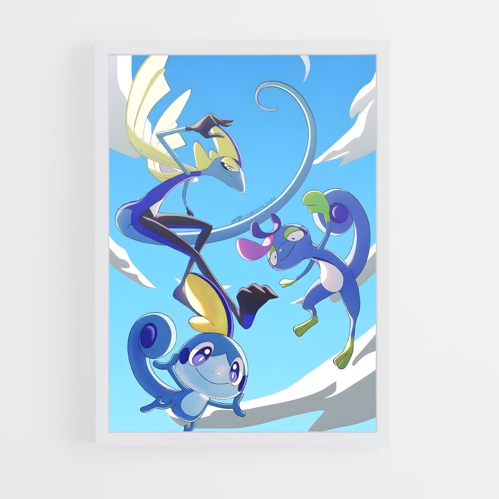 Poster Inteleon Unleashed – affiche Pokemon (vue 3)