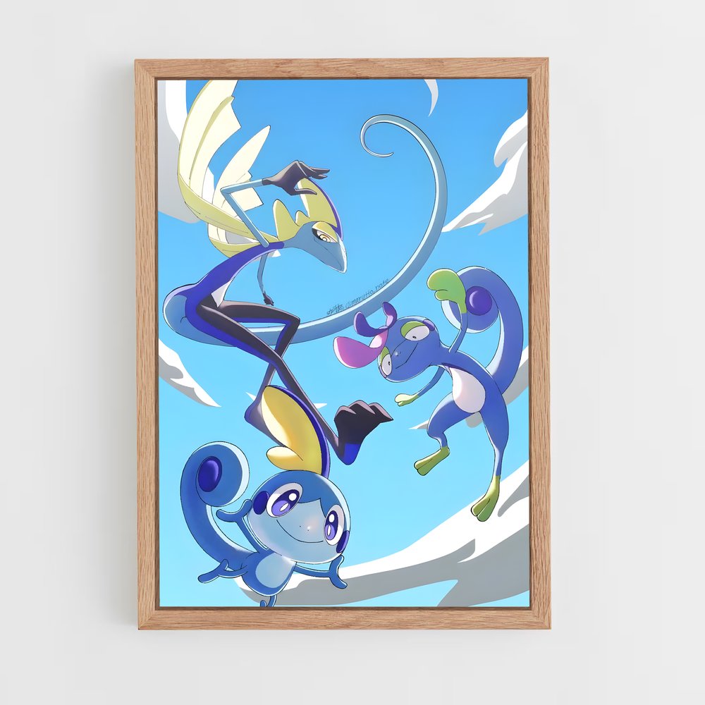Poster Inteleon Unleashed – affiche Pokemon (vue 4)