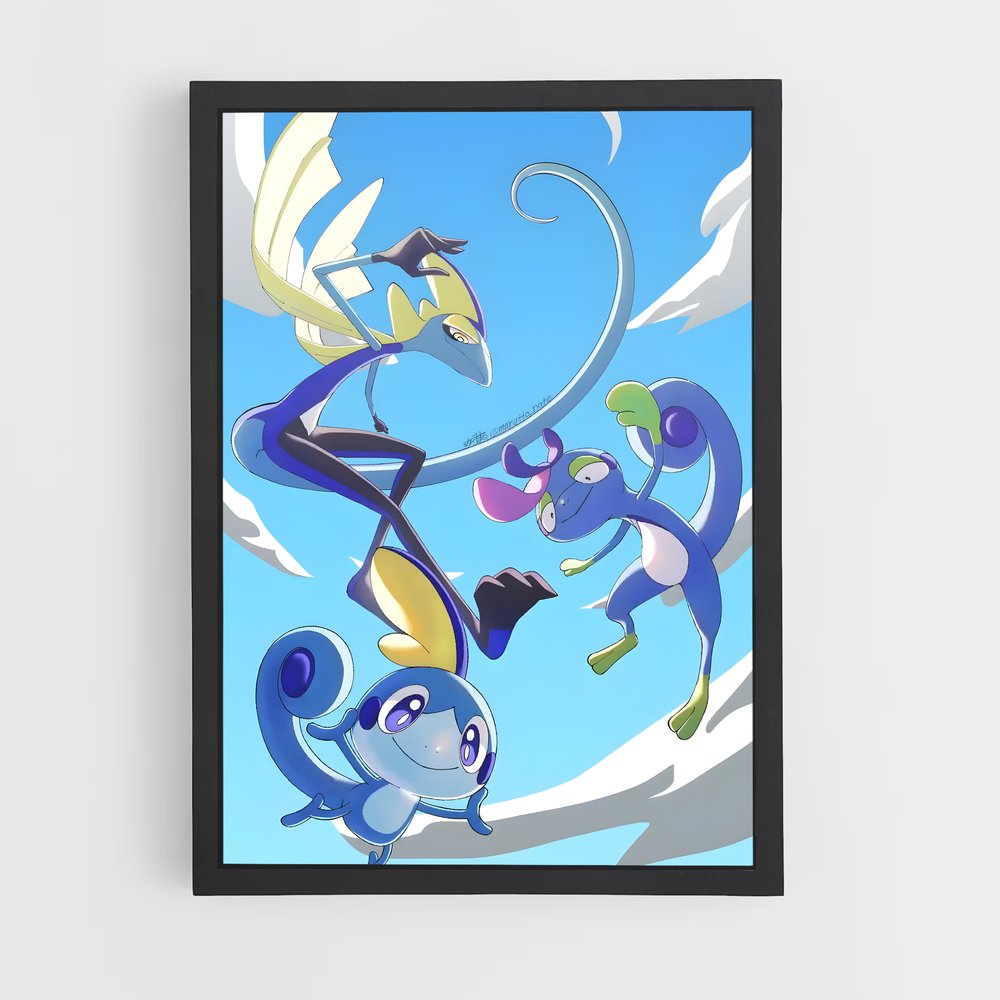 Poster Inteleon Unleashed – affiche Pokemon (vue 2)