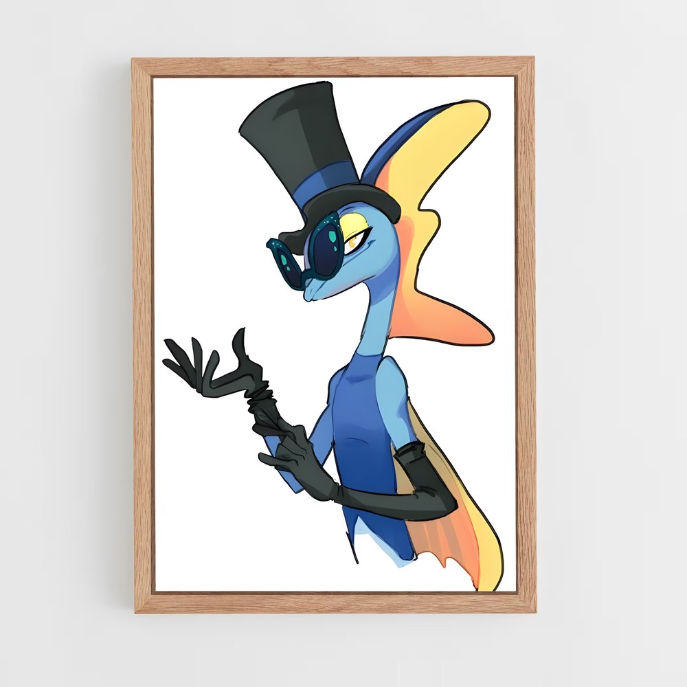 Poster Inteleon Élégant – affiche Pokemon (vue 4)