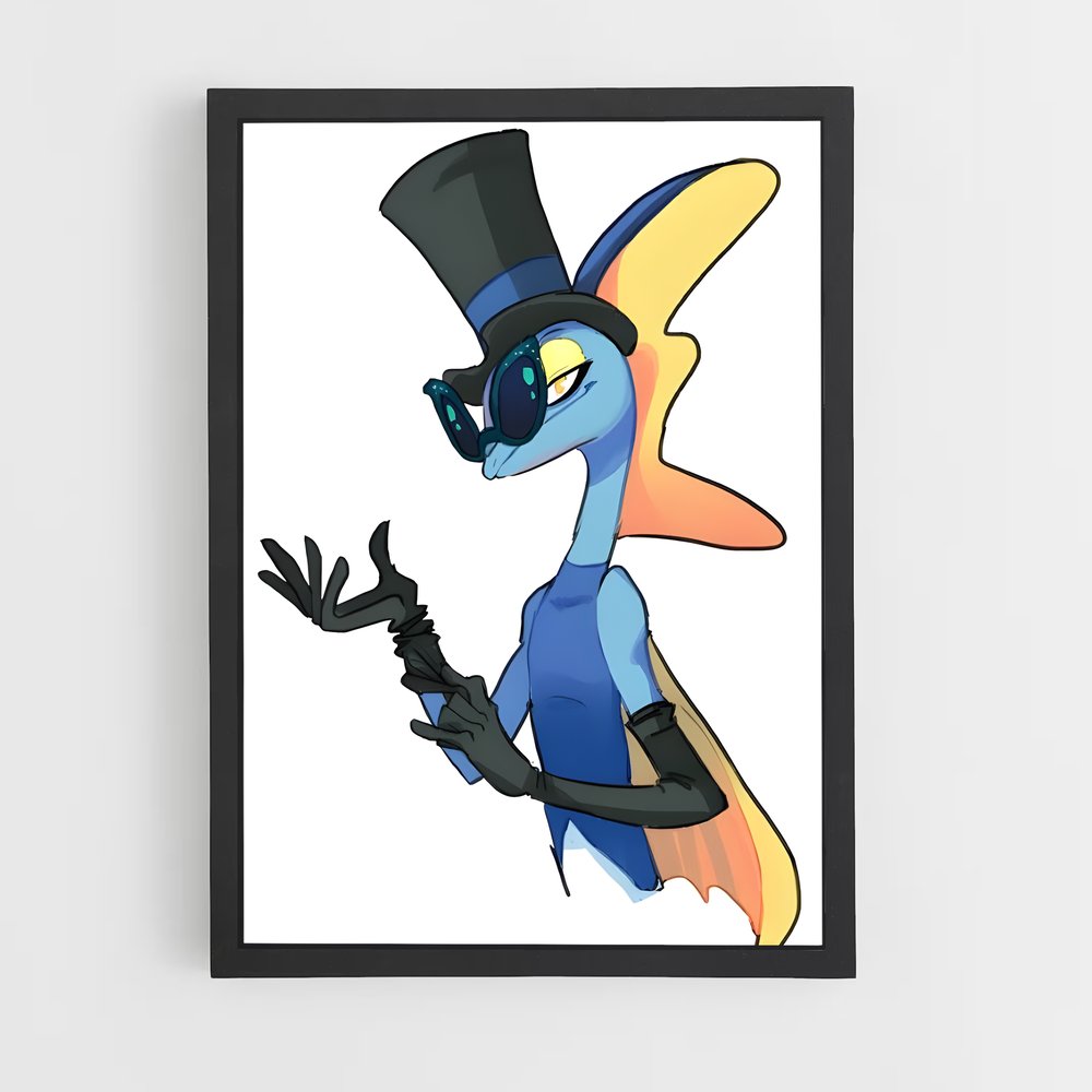 Poster Inteleon Élégant – affiche Pokemon (vue 2)