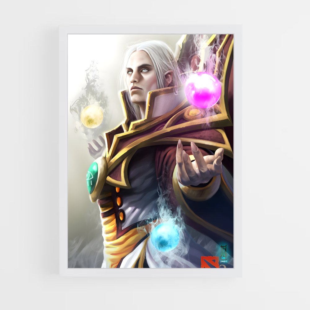 Poster L'Invokeur Lumineux – affiche Dota (vue 3)