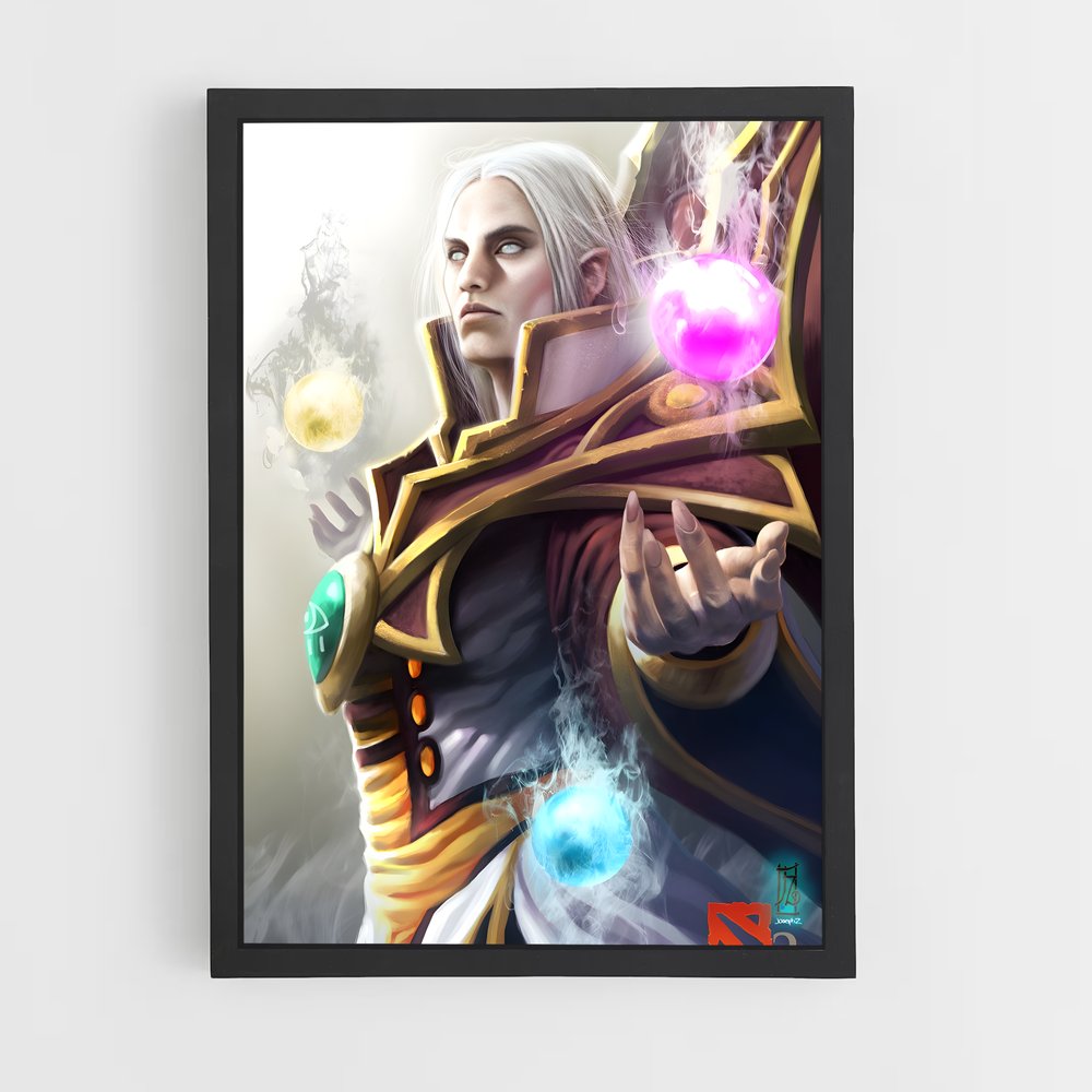 Poster L'Invokeur Lumineux – affiche Dota (vue 2)
