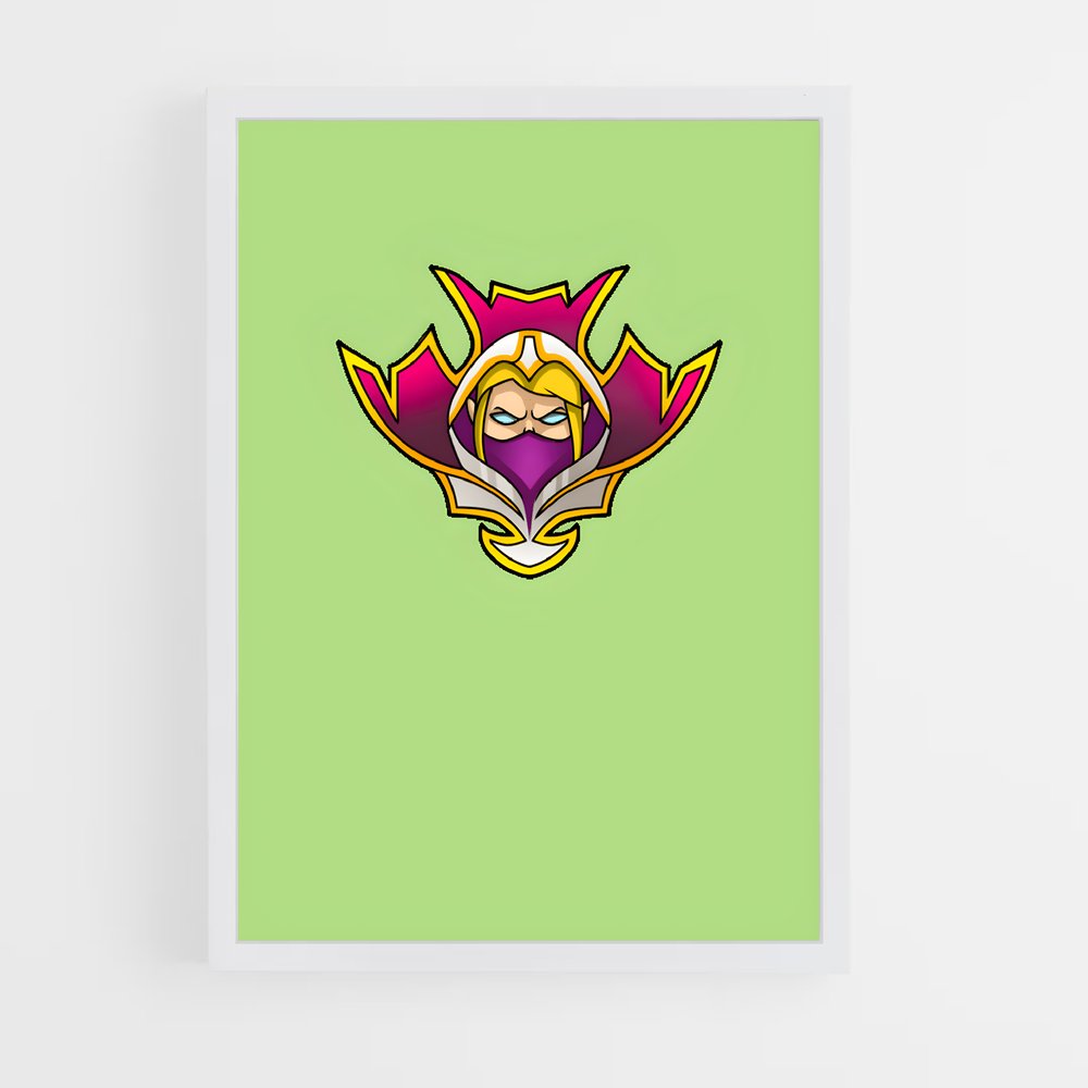 Poster Mystique Émeraude – affiche Dota (vue 3)
