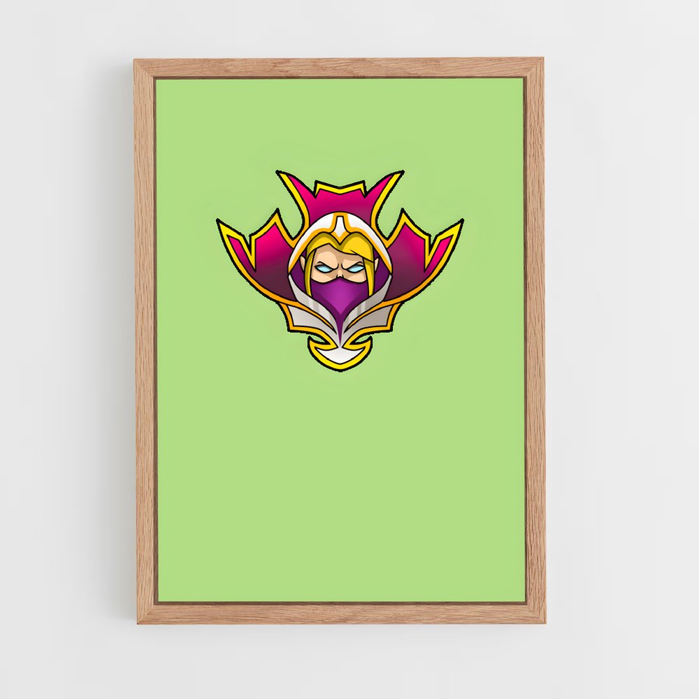 Poster Mystique Émeraude – affiche Dota (vue 4)