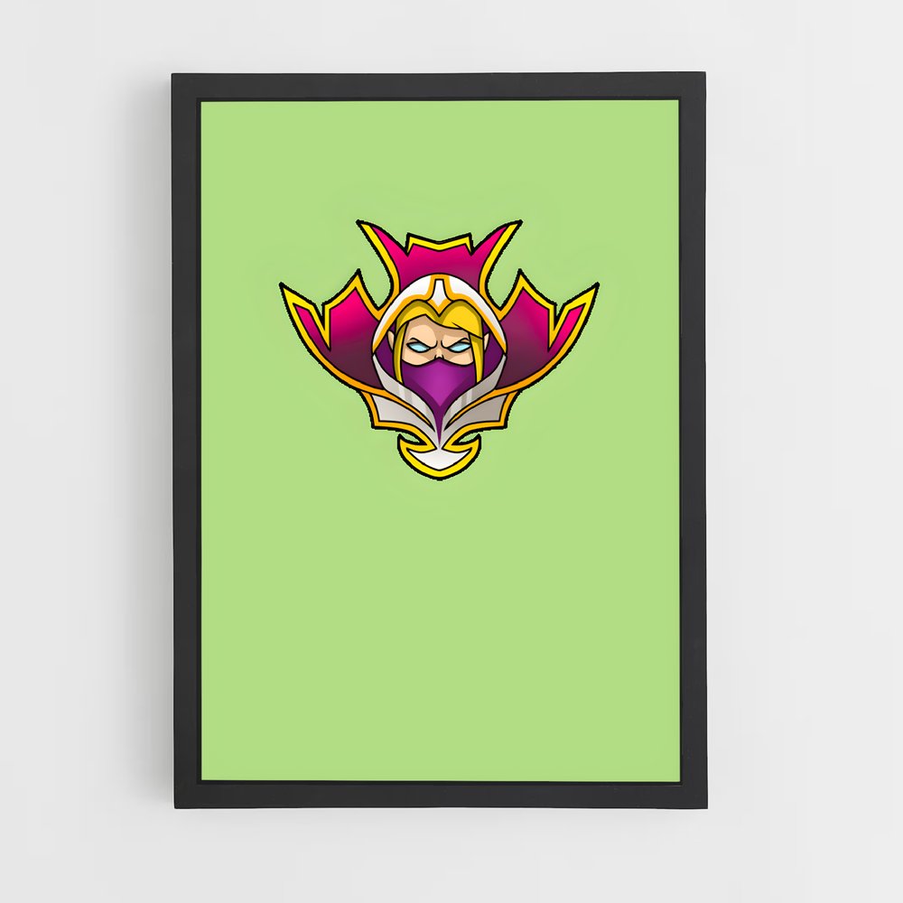 Poster Mystique Émeraude – affiche Dota (vue 2)