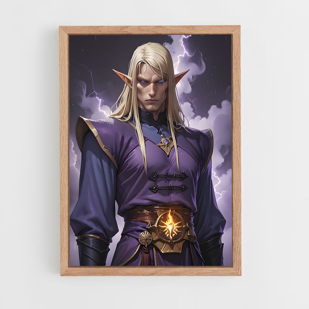 Poster Éclat du Sorcier – affiche Dota (vue 4)