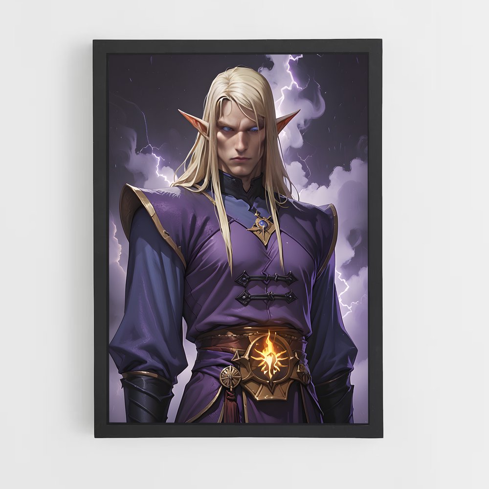 Poster Éclat du Sorcier – affiche Dota (vue 2)