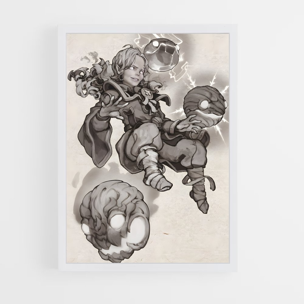 Poster Invoker royaume – affiche Dota (vue 3)
