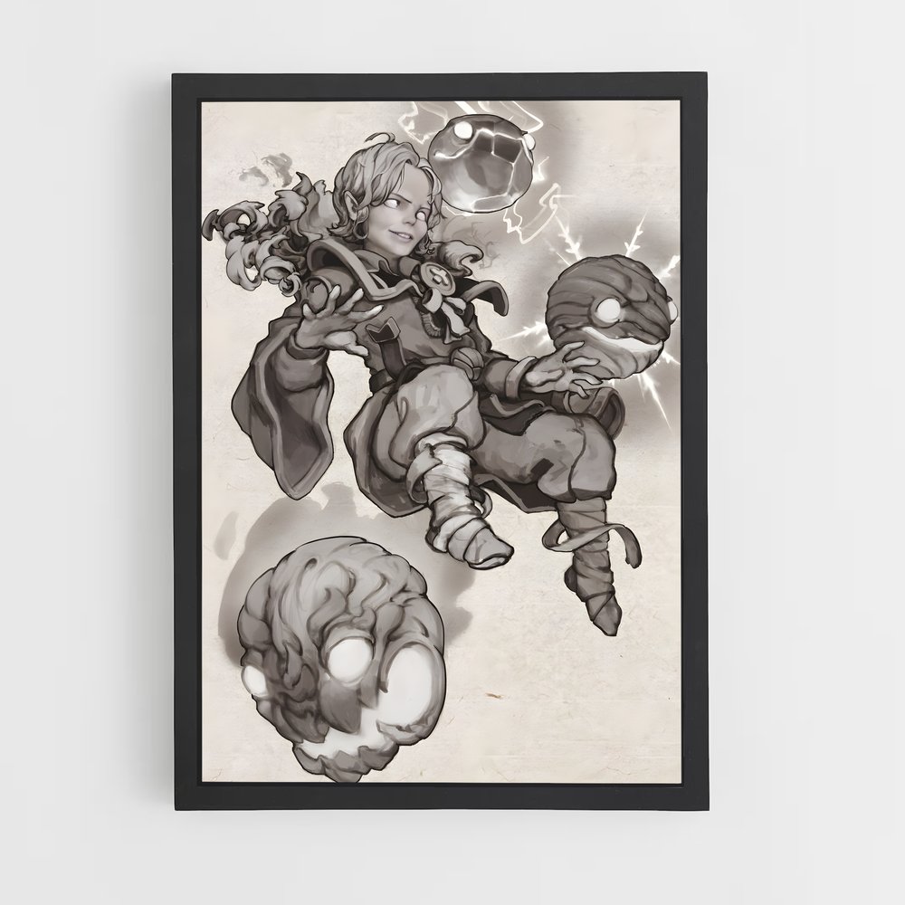 Poster Invoker royaume – affiche Dota (vue 2)
