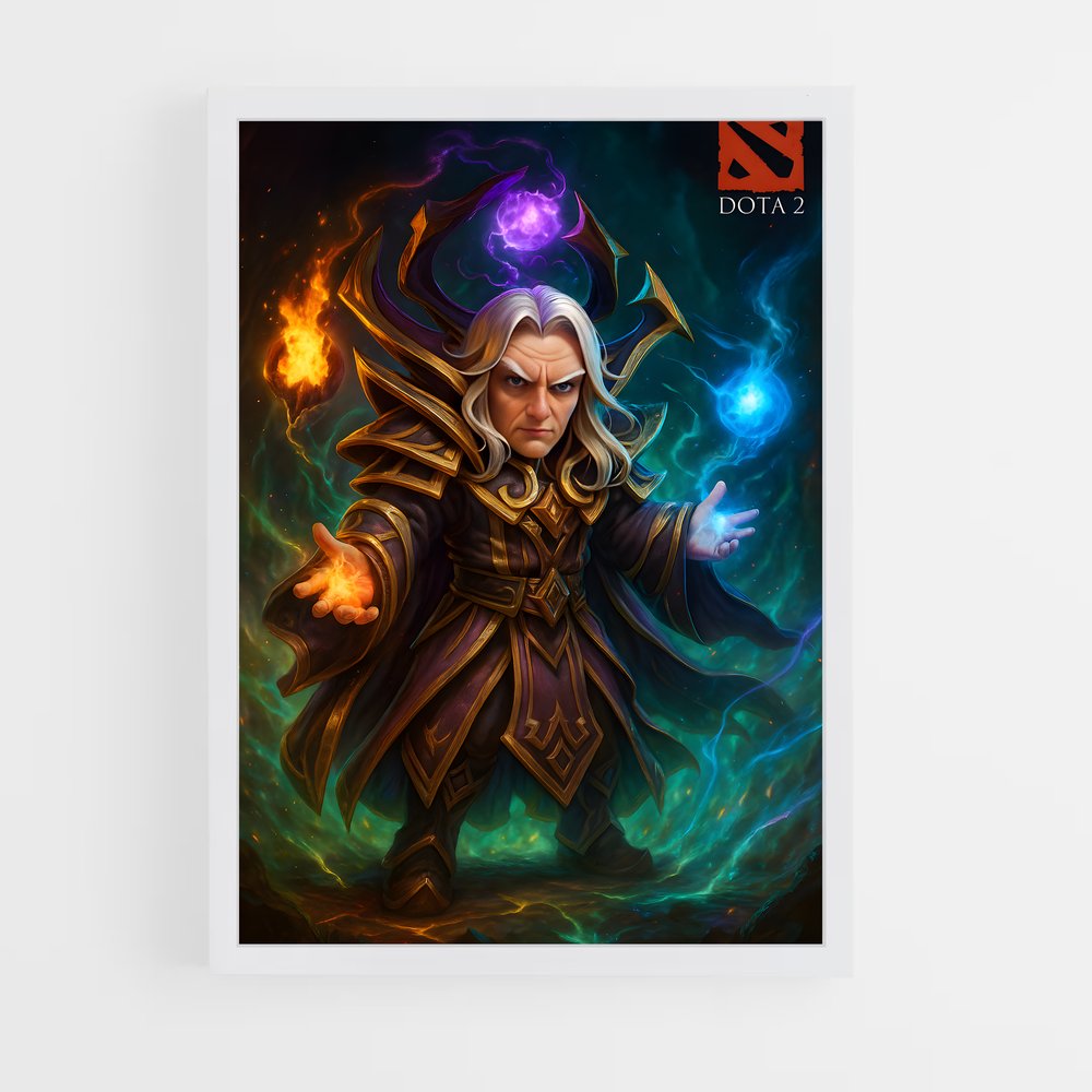 Poster L'Invocateur Éternel – affiche Dota (vue 3)