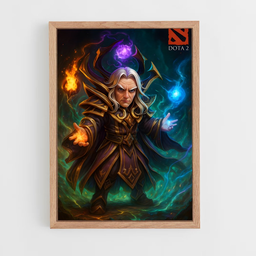 Poster L'Invocateur Éternel – affiche Dota (vue 4)
