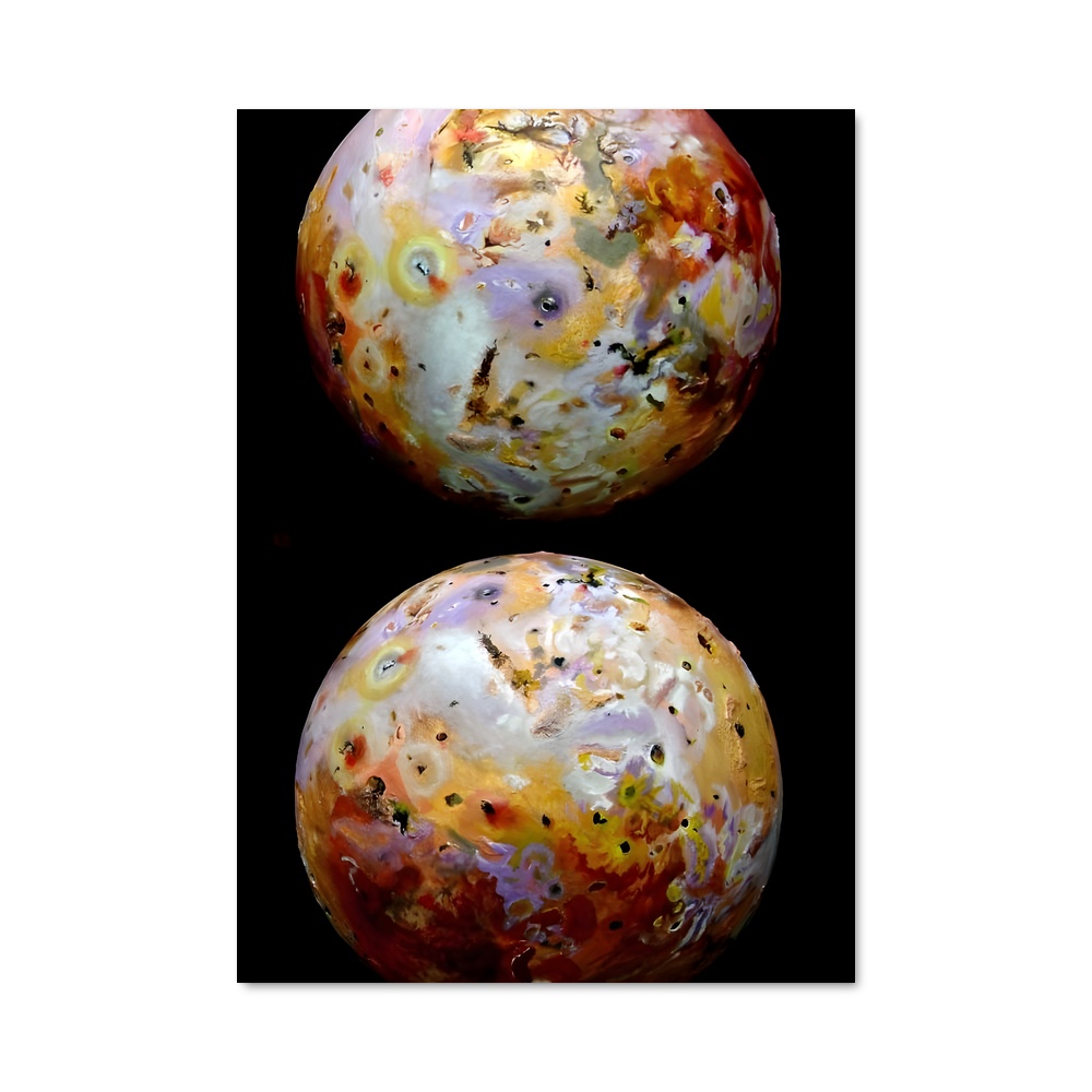 Poster Danse des Astres – affiche Système solaire
