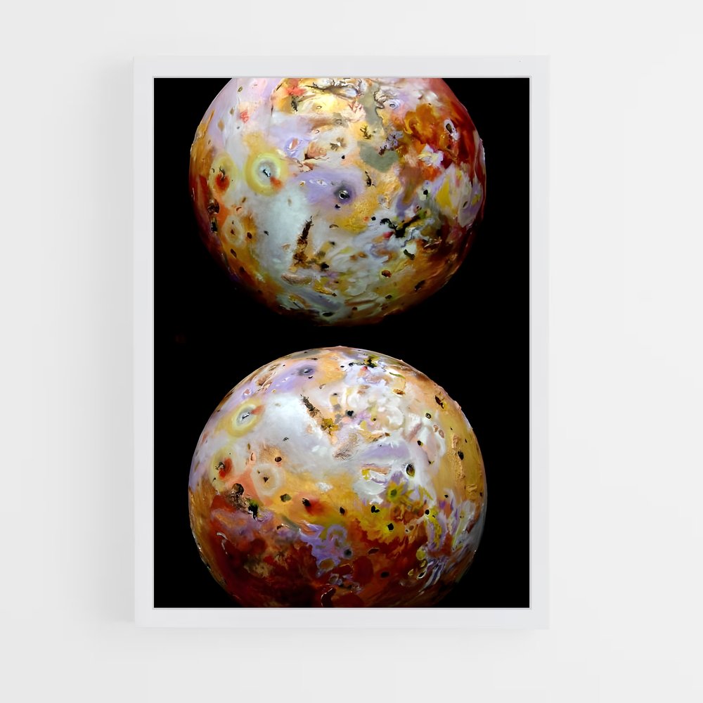 Poster Danse des Astres – affiche Système solaire (vue 3)