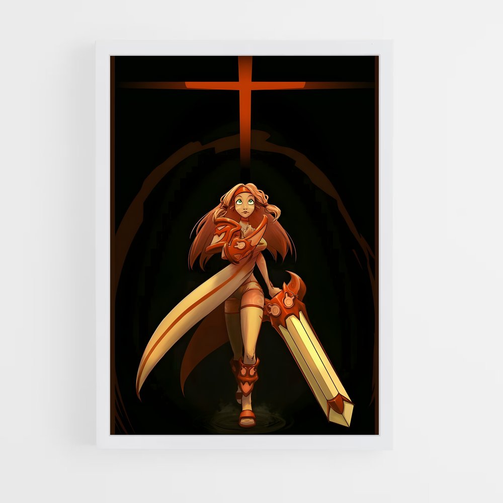 Poster Iop Épée – affiche Dofus & Wakfu (vue 3)